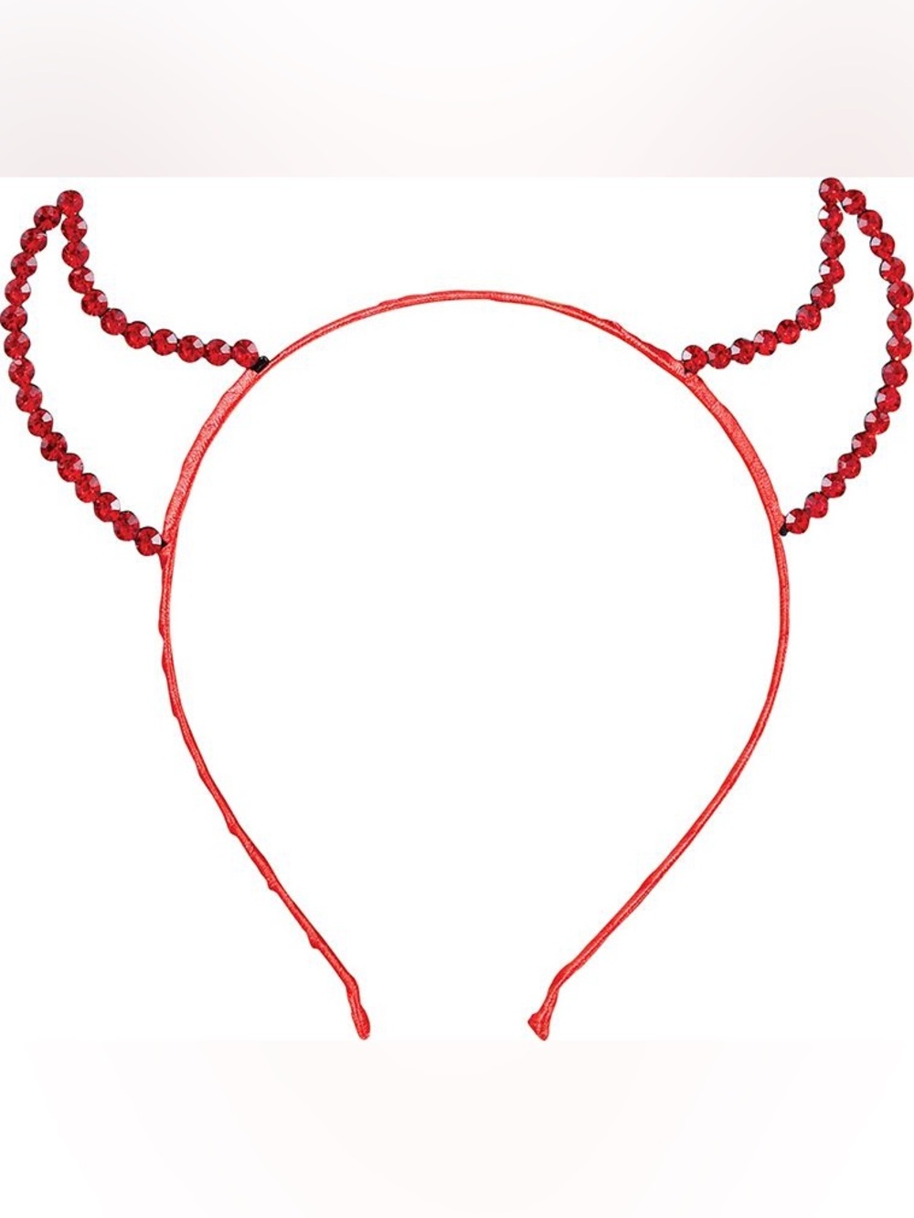 Rhinestone Devil Headband